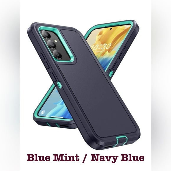 Shockproof Durable Hard Phone Case, 3 Layer Rugged Rubber Hybrid - Picture 1 of 10